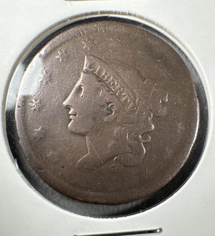 1838 Liberty Head Large Cent