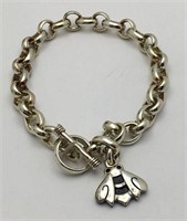 Sterling Silver Bee Bracelet