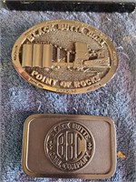 Black Butte Coal Mine Belt Buckle (Rare)