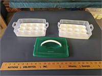 Snapware double-decker egg container