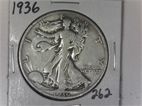 1936 Walking Liberty Half Dollar