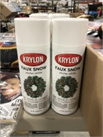 2 CANS KRYLON WINTER WHITE PAINT