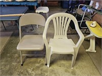 Metal folding chair & lawn chair
