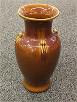 Brown Art Pottery Vase