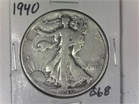 1940 Walking Liberty Half Dollar