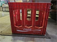Coke Crate & rolling red storage