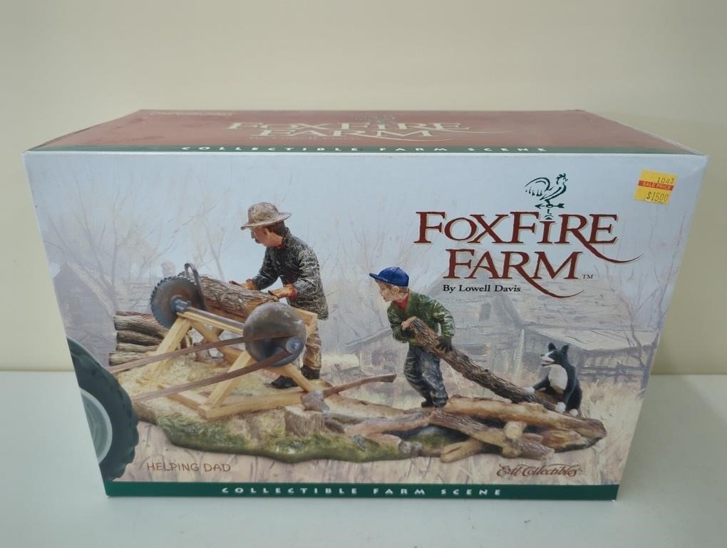 Fox Fire Farm "Helping Dad" NIB