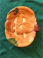 Halloween Pumpkin Plate