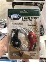 2 PC POCKET KNIFE SET