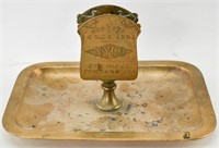 NY Color & Chemical Co. Brass Matchbox Holder