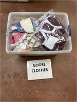 Tote of goose clothes