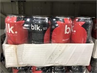 CASE BLK STRAWBERRY /RHUBARB ALKALINE WATER