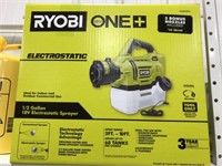 RYOBI ELECTROSTATIC CORDLESS SPRAYER