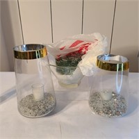 Decorative glass Items, candles, & Accent items