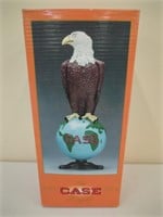 The Case Eagle Resin Figurine NIB 10"