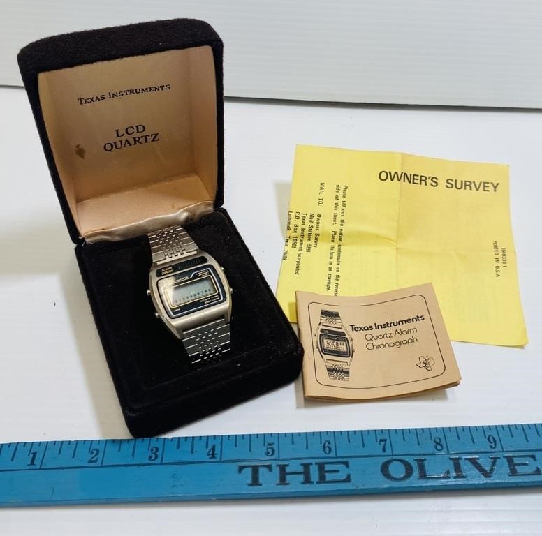 1979 Texas Instruments LCD Quartz Watch