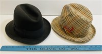 Vintage Tweed & ManStyle Fedora Hats