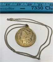 1889 Morgan Silver Dollar Necklace