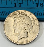 1927 Peace Dollar Silver Dollar