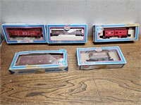 Like NEW 5 Vintage TRAIN Cars