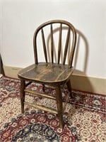 Vintage Wooden Kids Chair