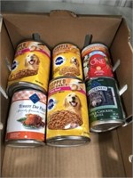 6 CANS OF DOG FOOD