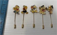 Vintage Disney & Popeye Label Pins