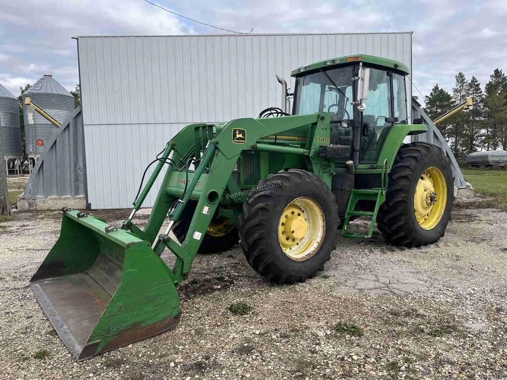 1993 John Deere 7800 MFWD Tractor, Loader*Ring 1