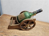 Cannon Styled Cognac Bottle Holder @6.5Wx11.5Lx