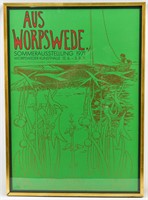 Aus Worpswede Lithograph Exhibition Poster Print
