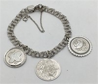 Sterling Silver Charm Bracelet