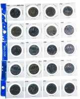 Grouping of 20 Canada Nickel Dollars Mix of dates