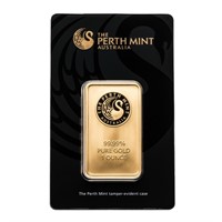 Perth Mint 1oz. Gold Bar .9999