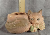 CAT POTTERY PLANTER