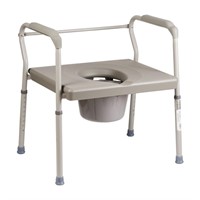 Dmi Steel Commode with Platform Seat | Quill