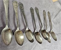 MARY PICKFORD SPOONS LOT OF 7