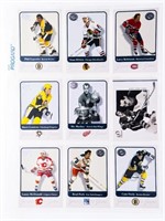 Collection of 9 Fleer Hockey = Greats of the Game,