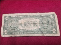 1957 A $1 silver certificate