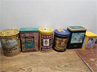 Various Collectable Tins