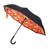 Fall Leaves - Double Layer Up Umbrella - MSR: $68.