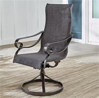 Rowley 6 pc. Aluminum Sling Chair Set - Slate Blue