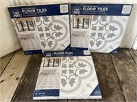 Lot of vinyl floor tiles - Remy