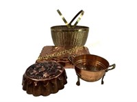 Copper Molds, Planter,Brass Basket
