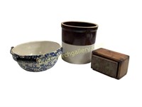 Utilitarian Pottery, Butter Stamp