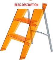 Acrylic 3-Step Ladder/Stool  330lbs Capacity