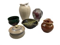 Six Pieces Contemporary Studio Pottery
