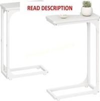 QEEIG C Side Table Set  7in  White
