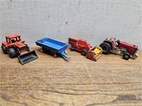 VINTAGE 3 Matchbox by Lesney + MF? Tractor (Small)