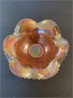 Fancy Carnival Glass Bowl/Dish