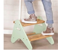 B. Spaces by Battat â€“ Kids Wooden Two Step Stool